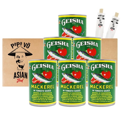 6x425g geisha makrele - geisha,