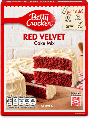 Betty crocker red - crocker, cake