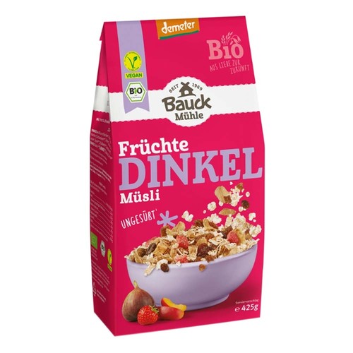 Dinkel müsli früchte - müsli,